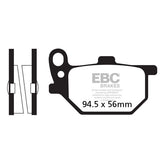 EBC Organic brake pads BRAKE PADS Ebc