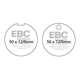 EBC Organic brake pads BRAKE PADS Ebc