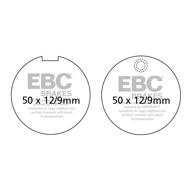 EBC Organic brake pads BRAKE PADS Ebc
