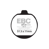 EBC Organic brake pads BRAKE PADS Ebc