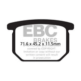 EBC V-pad Semi Sintered brake pads BRAKE PADS Ebc