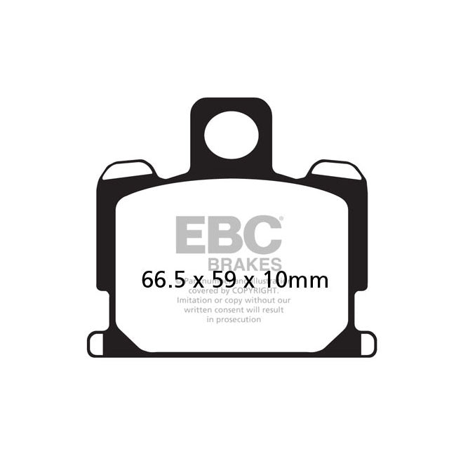 EBC Organic brake pads BRAKE PADS Ebc