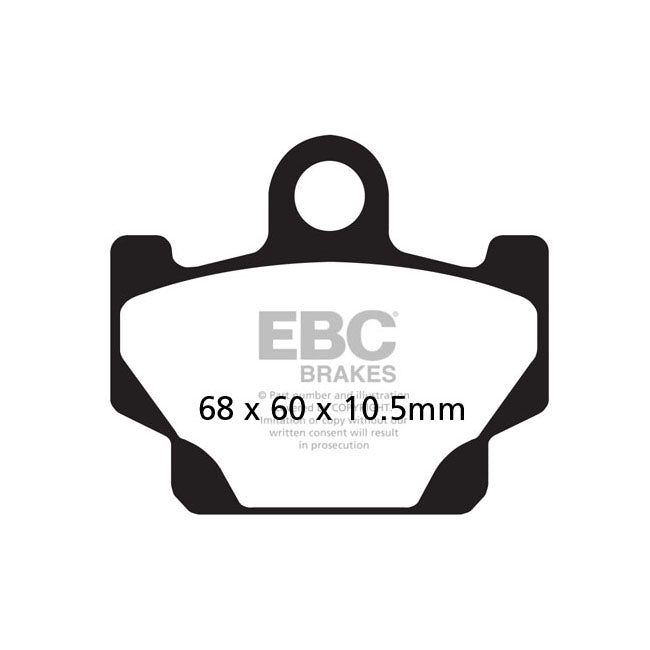 EBC Organic brake pads BRAKE PADS Ebc