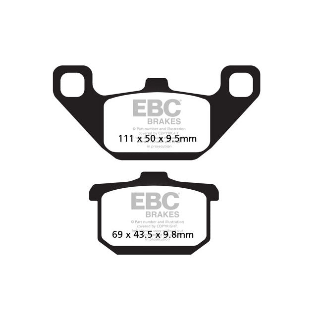 EBC Organic brake pads BRAKE PADS Ebc