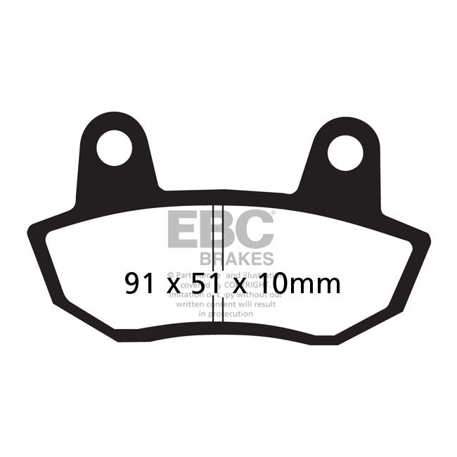 EBC V-pad Semi Sintered brake pads BRAKE PADS Ebc