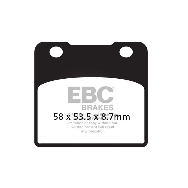 EBC Organic brake pads BRAKE PADS Ebc