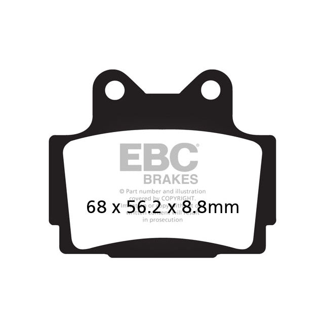EBC Organic brake pads BRAKE PADS Ebc