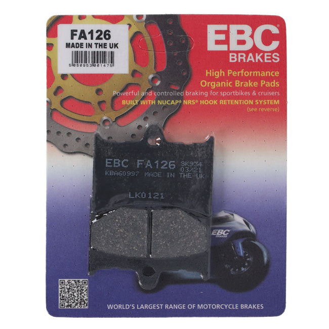 EBC Organic brake pads BRAKE PADS Ebc