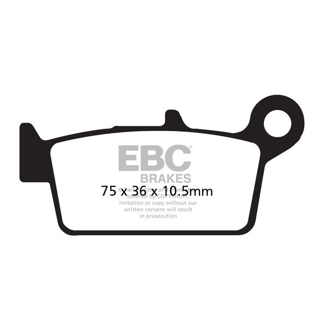 EBC Carbon X / TT series brake pads BRAKE PADS Ebc