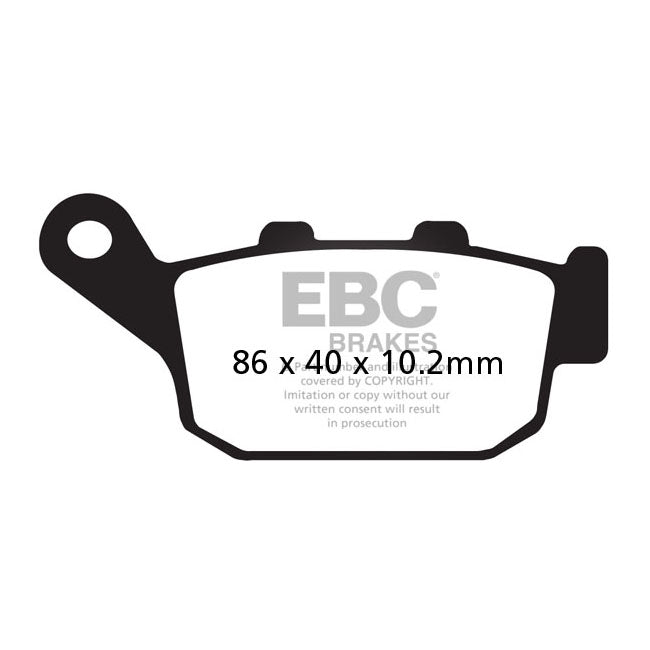 Ebc Brake Pad Vee Semisntrd Brake Pads Ebc
