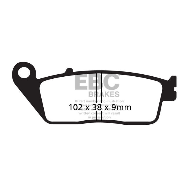 EBC V-pad Semi Sintered brake pads BRAKE PADS Ebc