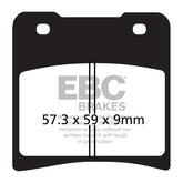 EBC V-pad Semi Sintered brake pads BRAKE PADS Ebc