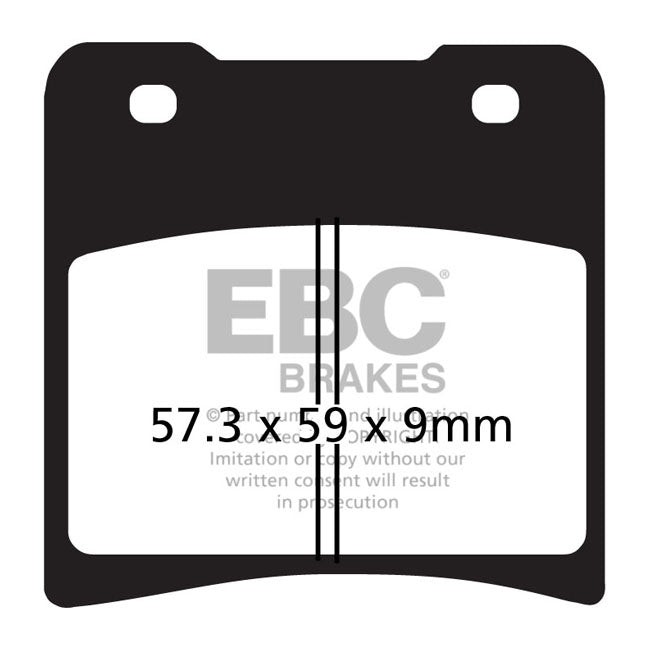 EBC V-pad Semi Sintered brake pads BRAKE PADS Ebc