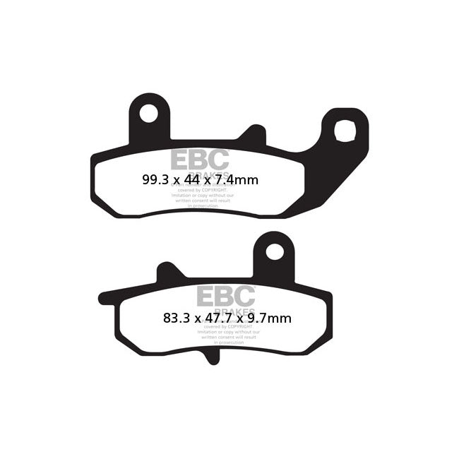 EBC Organic brake pads BRAKE PADS Ebc
