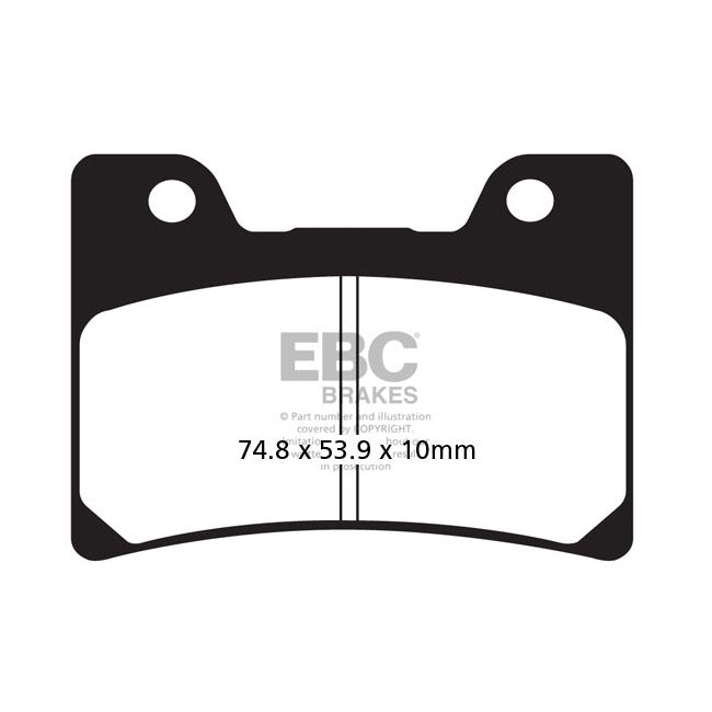 EBC Organic brake pads BRAKE PADS Ebc