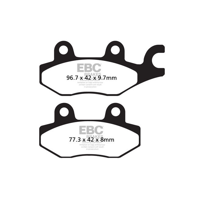 EBC Carbon X / TT series brake pads BRAKE PADS Ebc