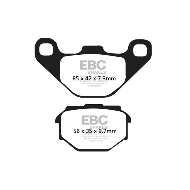Ebc Brake Pad Fa Ser Organic Brake Pads Ebc