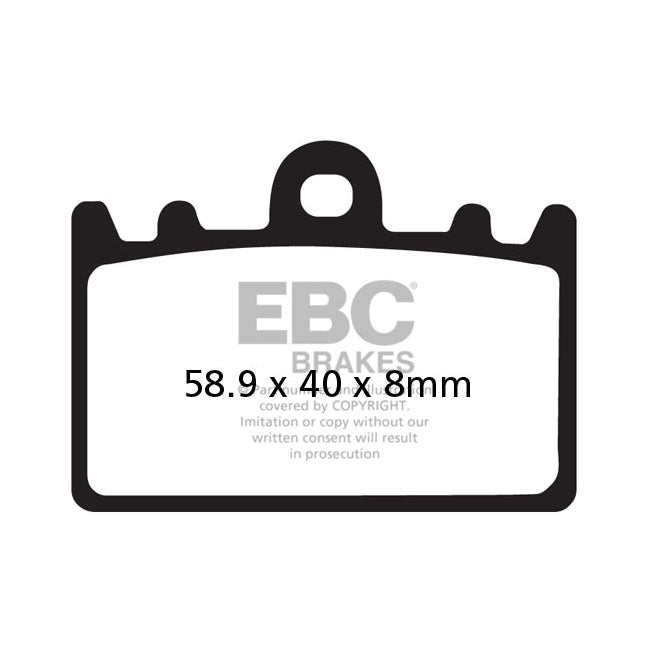 EBC Organic brake pads BRAKE PADS Ebc