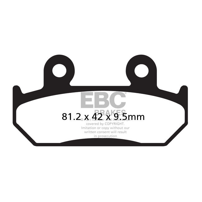 EBC Organic brake pads BRAKE PADS Ebc