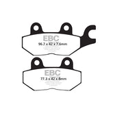 EBC Organic brake pads BRAKE PADS Ebc