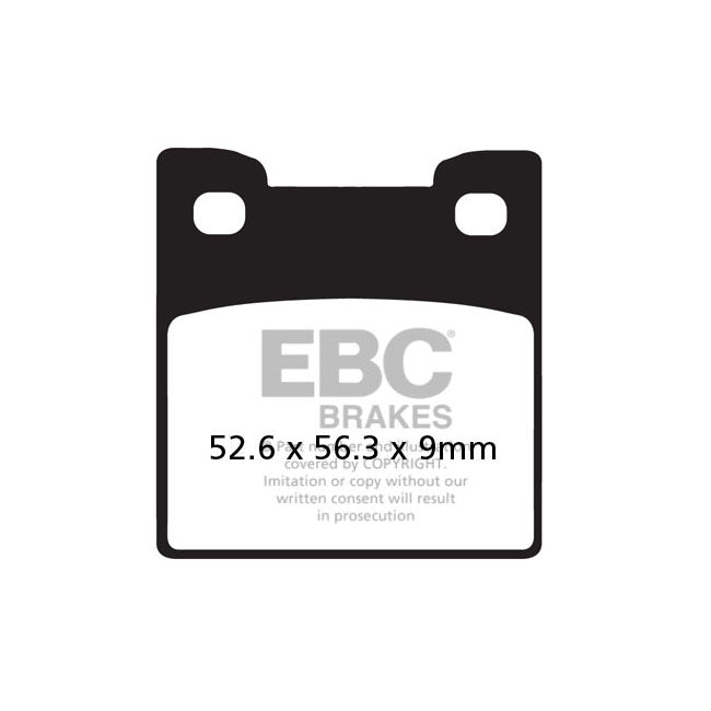 EBC Organic brake pads BRAKE PADS Ebc