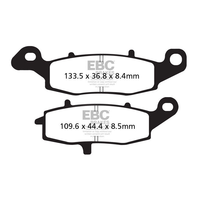 EBC V-pad Semi Sintered brake pads BRAKE PADS Ebc
