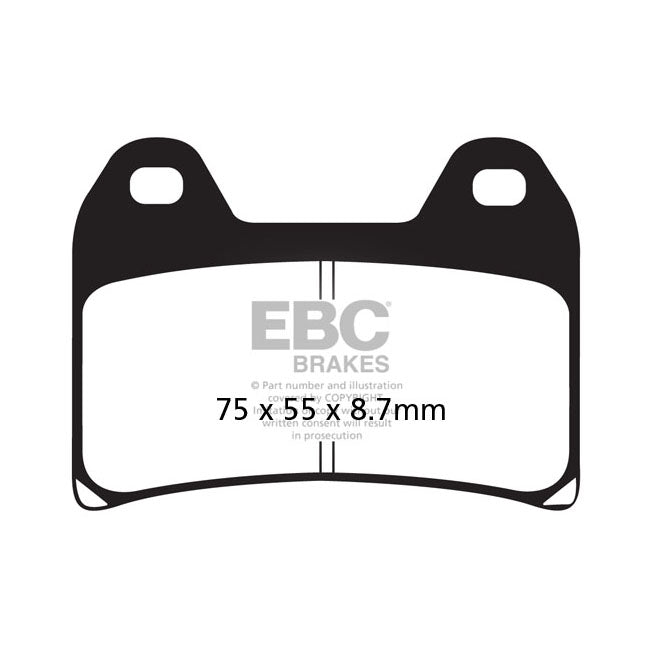 EBC V-pad Semi Sintered brake pads BRAKE PADS Ebc