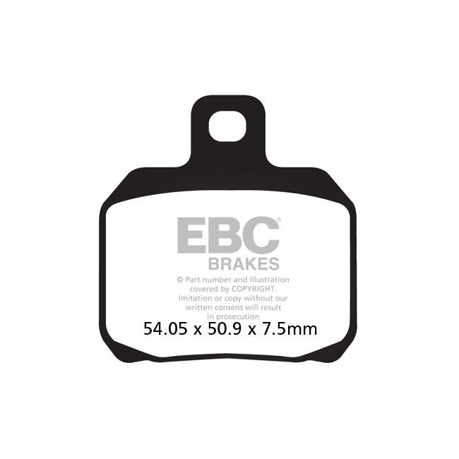 Ebc Brake Pad Vee Semisntrd Brake Pads Ebc
