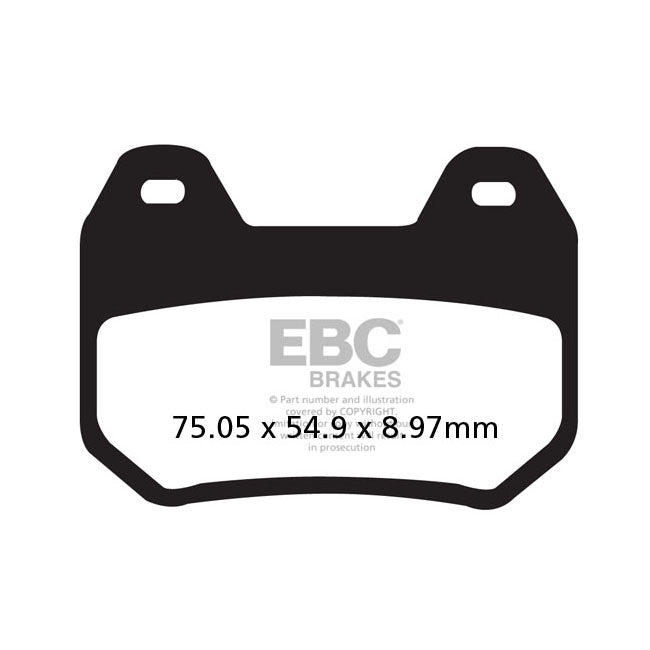 EBC Organic brake pads BRAKE PADS Ebc