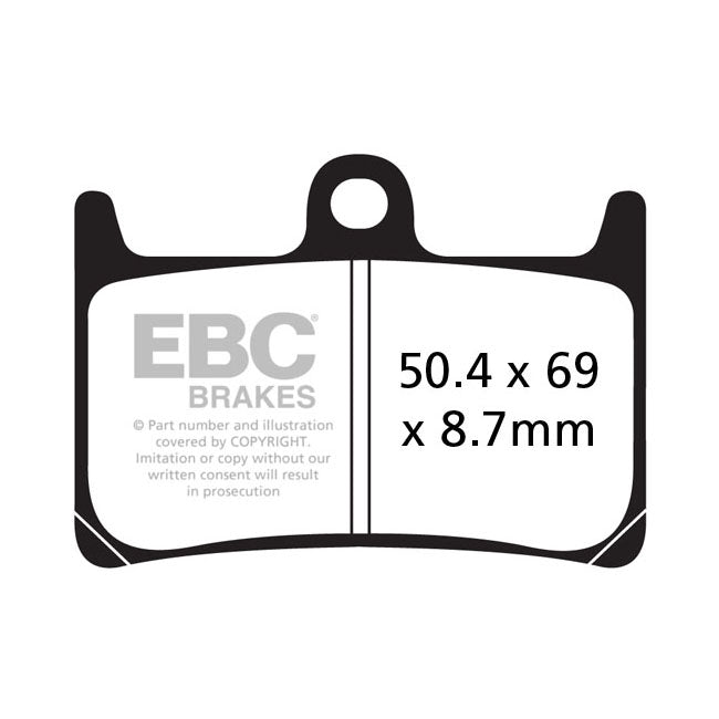 EBC Double-H Sintered brake pads BRAKE PADS Ebc