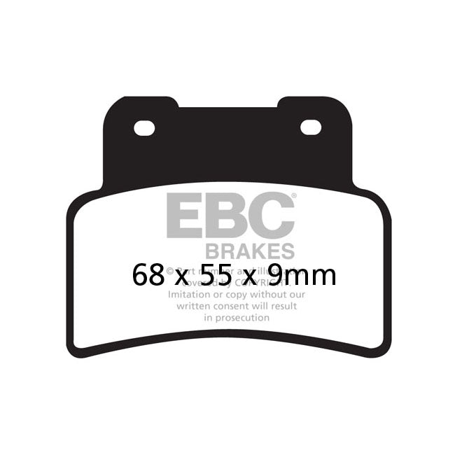 EBC Organic brake pads BRAKE PADS Ebc
