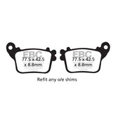 EBC Double-H Sintered brake pads BRAKE PADS Ebc