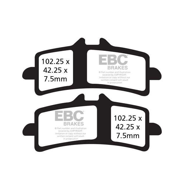 EBC Double-H Sintered brake pads BRAKE PADS Ebc