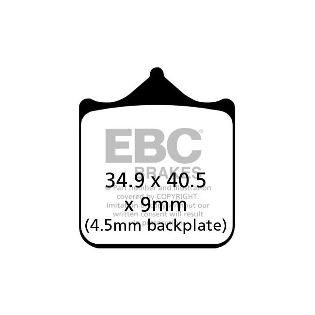 EBC Double-H Sintered brake pads BRAKE PADS Ebc