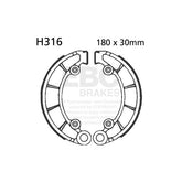 EBC plain brake shoes BRAKE SHOES AND LININGS Ebc