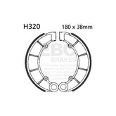 EBC plain brake shoes BRAKE SHOES AND LININGS Ebc