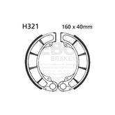 EBC plain brake shoes BRAKE SHOES AND LININGS Ebc