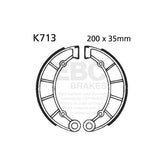 EBC plain brake shoes BRAKE SHOES AND LININGS Ebc