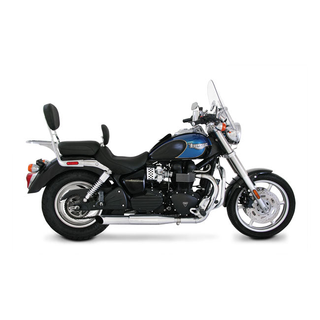 Mustang 2-p vintage touring seat plain black SEATS Mustang