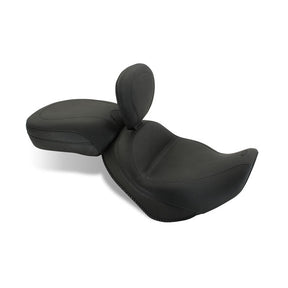 Mustang 2-p vintage touring seat plain black SEATS Mustang