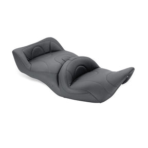 Mustang 1-piece 2-up touring seat heated plain black SEATS Mustang