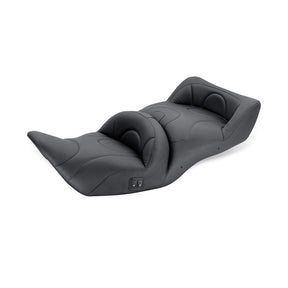 Mustang 1-piece 2-up touring seat heated plain black SEATS Mustang