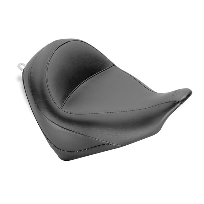 Mustang vintage wide touring solo seat plain black SOLO SEATS Mustang