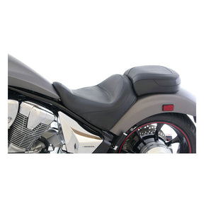 Mustang vintage passenger seat plain black PILLION PADS Mustang