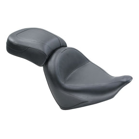 Mustang vintage passenger seat plain black PILLION PADS Mustang