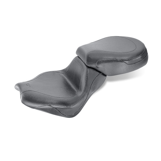 Mustang 2-p vintage sport touring seat plain black SEATS Mustang