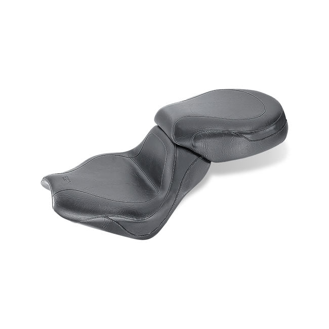 Mustang 2-p vintage sport touring seat plain black SEATS Mustang