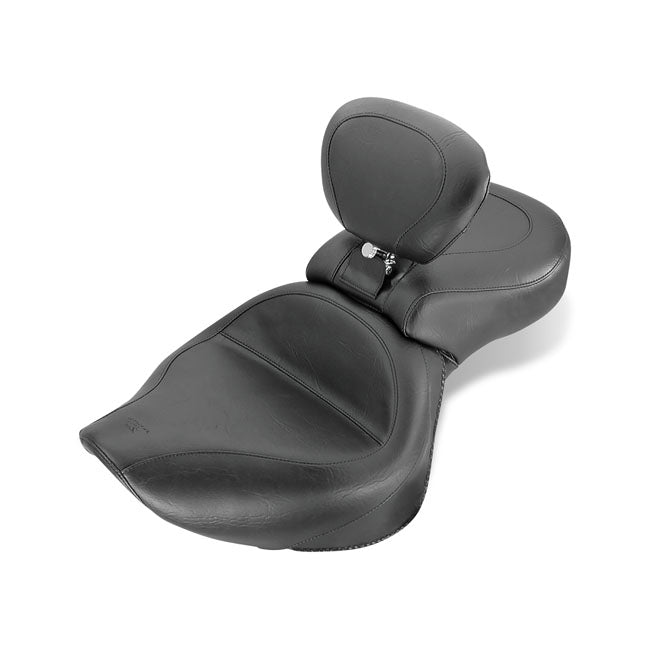 Mustang 1-piece 2-up wide touring vintage seat black SEATS Mustang