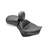 Mustang 2-p wide touring vintage seat plain black SEATS Mustang