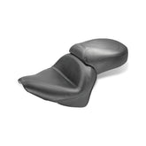 Mustang 1-piece 2-up wide touring vintage seat plain black SEATS Mustang
